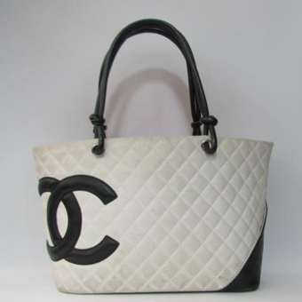 CHANEL シャネル カンボンライン コピー CH-BAG139 ラージ トートバッグ トートバッグ ホワイト ブラック